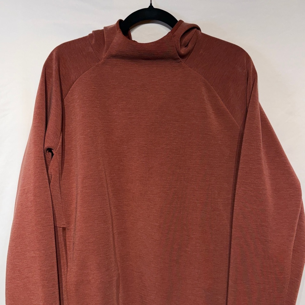 Lululemon Men’s GridLiner Fleece Hoodie Heathered Date Brown Size Large - Picture 5 of 12